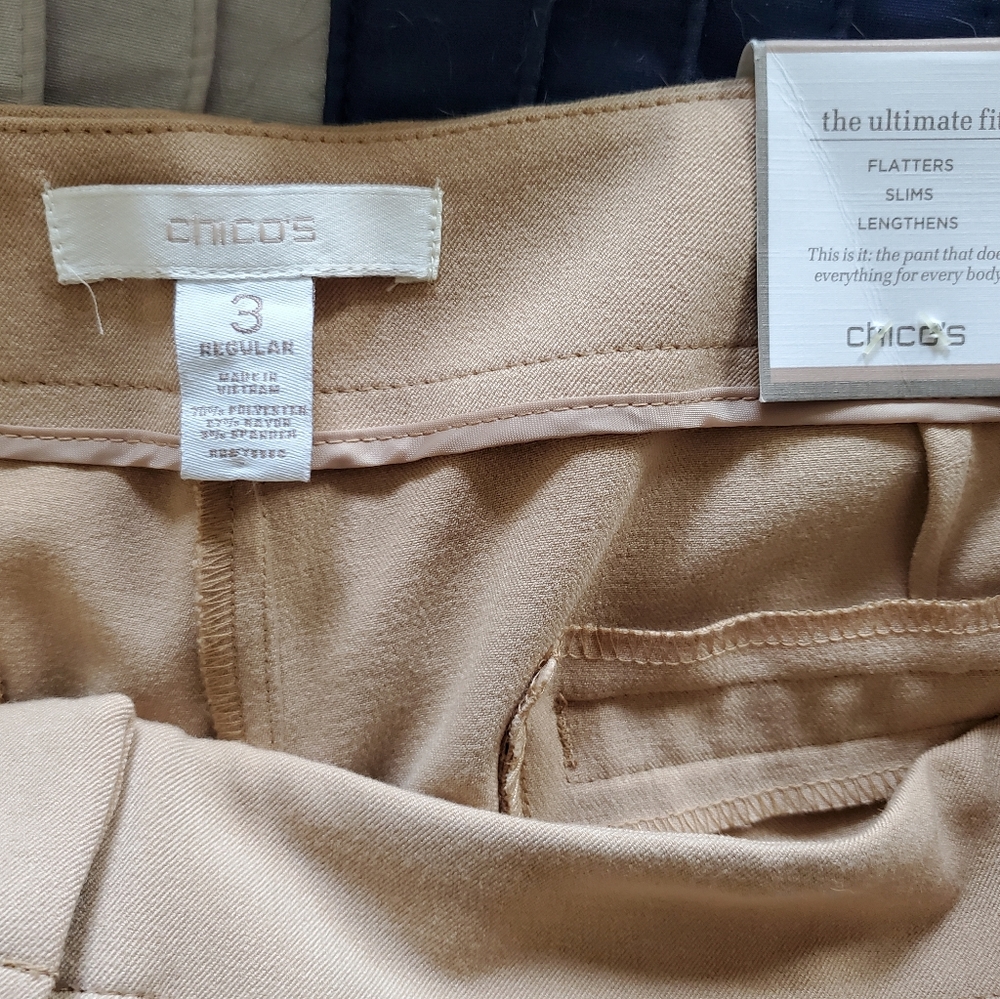 NWT Chicos Size 3 wide leg trouser